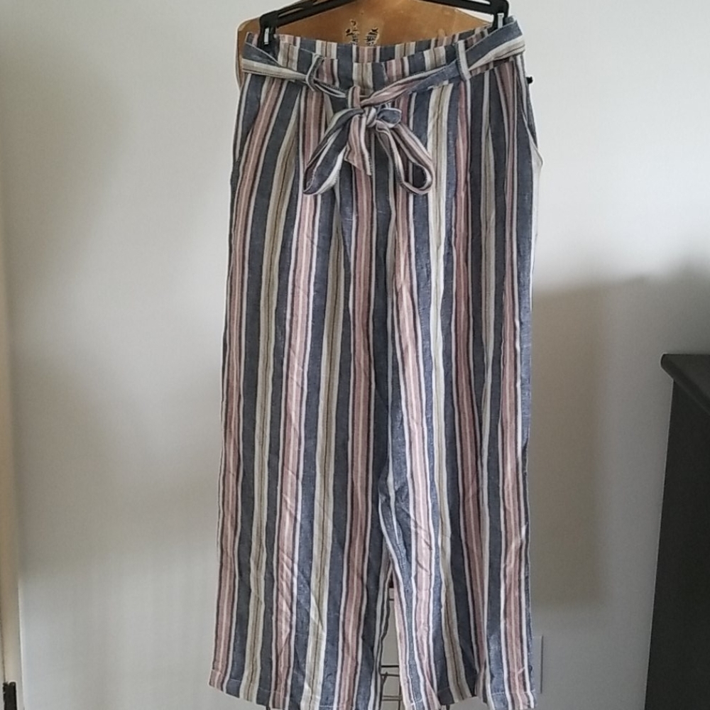 Dex linen viscose pants